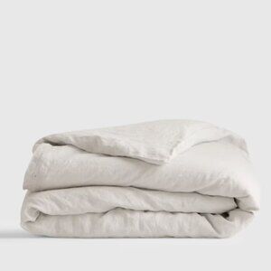 Quince Linen Duvet Cover - Twin - Sand